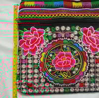 Image 5 of MEXICAN ARTISAN ETHNIC HIPPIE FLORAL BOHO CROSSBODY BAG PURSE