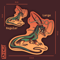 Image 3 of Year of the Dragon - Multicolor Mini Art Prints + Stickers