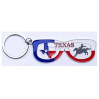 TEXAS MAP SUNGLASSES KEYCHAIN 