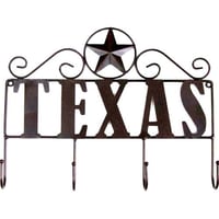TEXAS DECOR METAL HANGING HOOK STAR