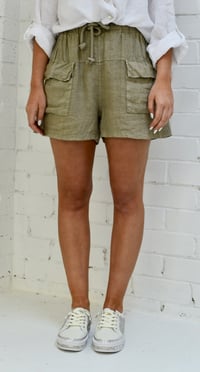 Image 1 of Selena Shorts - Taupe