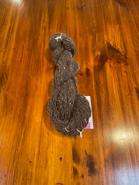 Image 1 of Handspun Wool and English Angora Rabbit DK-to-Sport Weight Yarn (Woolybun Yarn!)