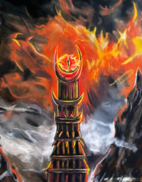 Eye of Sauron 8.5x11” Print 