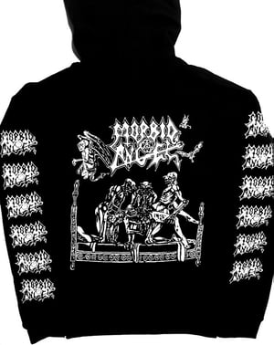 Image of Morbid Angel " Abominations of Desolation " Hoodie with Sleeve Prints