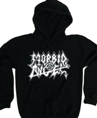 Image 1 of Morbid Angel Hoodie with Sleeve Prints