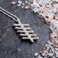 Image 1 of Gaelic Ogham Pendant - Embrace the Beauty of Scottish Heritage
