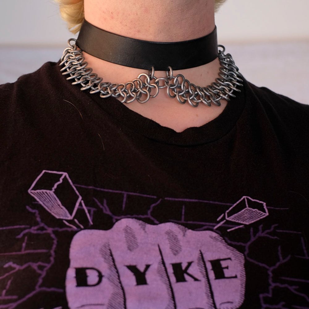 Chainmail Lace collar
