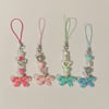 pastel bow phone charms