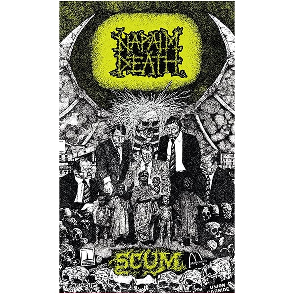 Image of Napalm Death " Scum "  Banner / Tapestry / Flag  