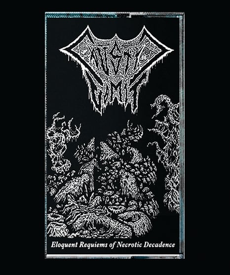 Image of Caustic Vomit "  Eloquent Requiems of Necrotic Decadence "  Cassette tape 