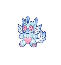 Image of Fizzle Plushie Holographic Sticker