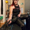 Heavy leather flogger