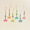 pastel bow phone charms