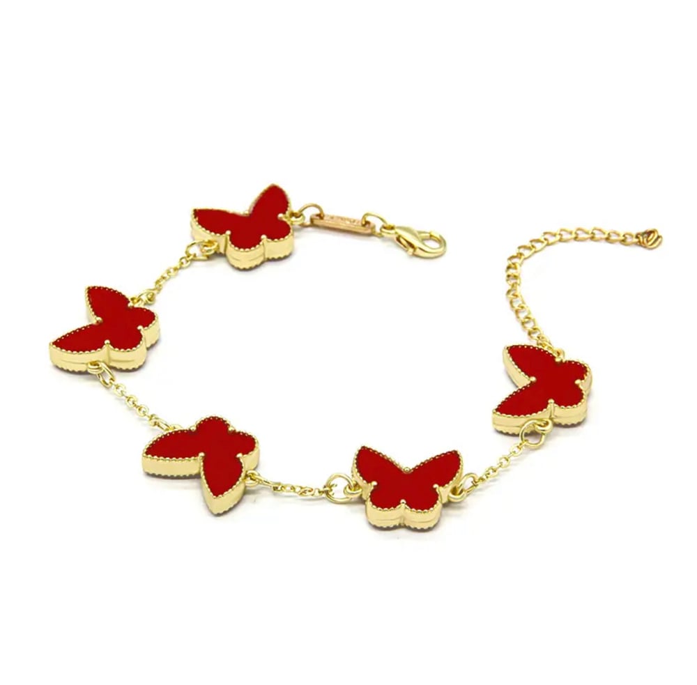 Image of Butterfly Charm Bracelet