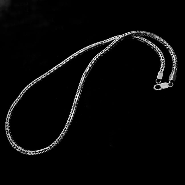 Sterling Silver Foxtail Necklace
