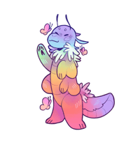 Image of Prismatic Flufflebug Holographic Sticker