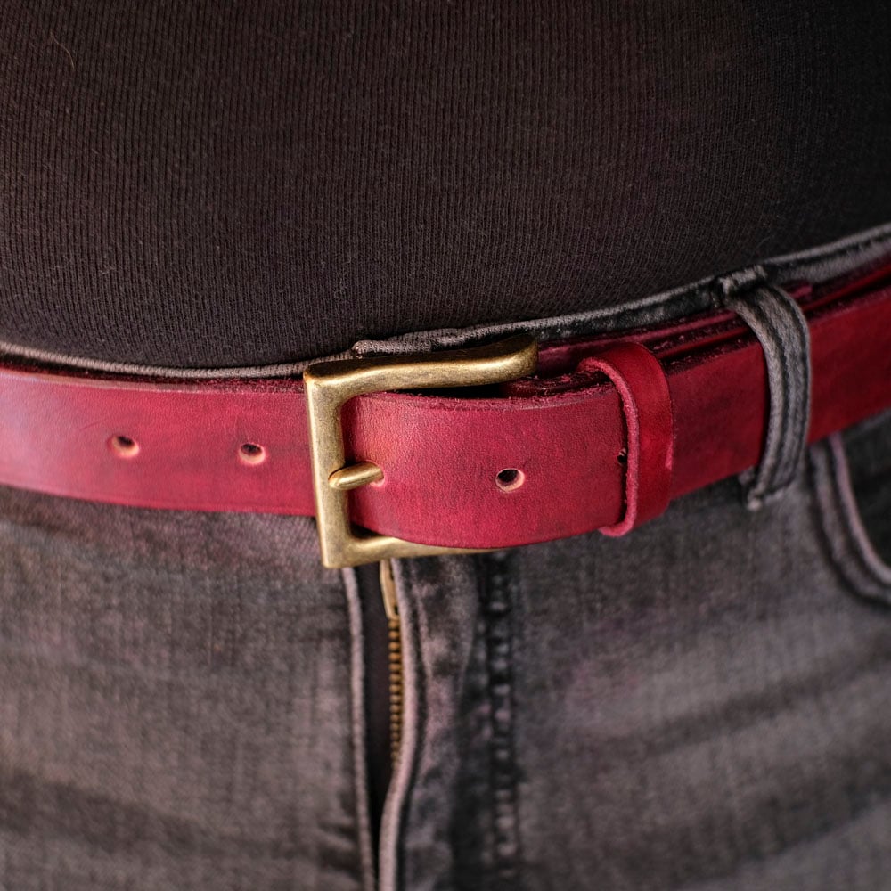 Veg Tan leather belt