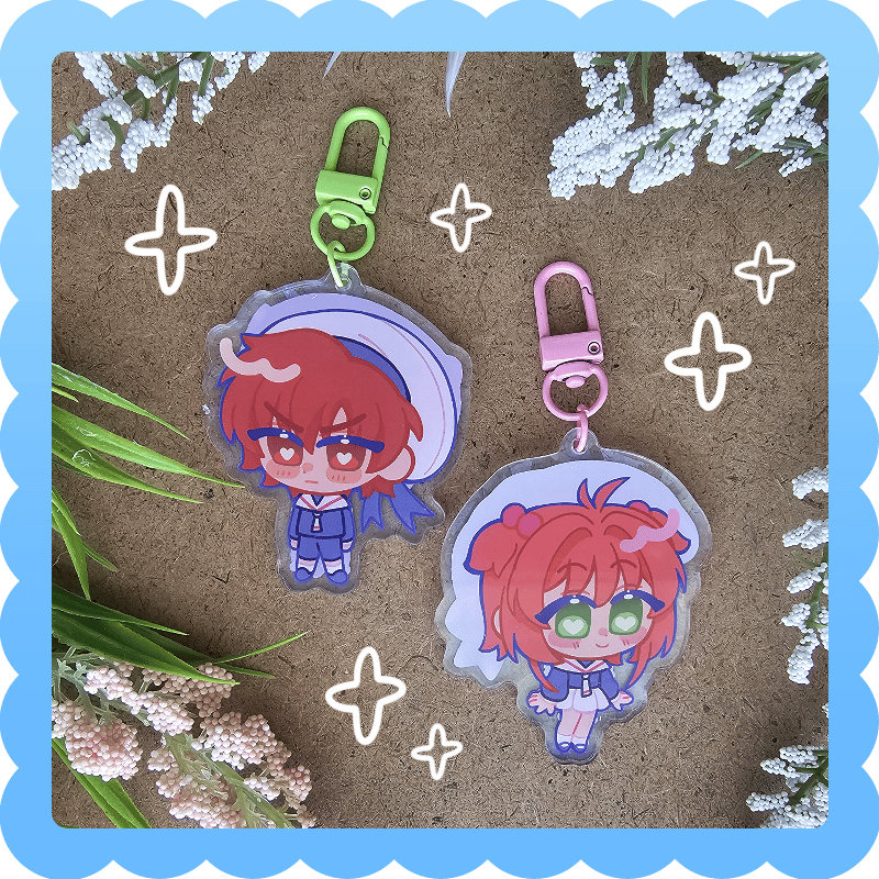 Image of card captor sakura ❄️ holographic acrylic charm