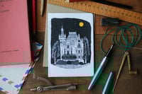 Image 2 of Starry Night Castle Greeting Card