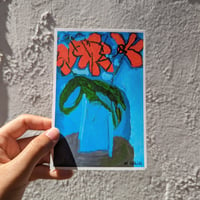 Nasturium in Vase (2018) Postcard Print