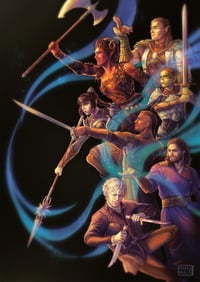 Image 2 of "To the Baldur's Gate!" Print