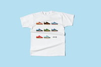 Image 1 of Gazelle Indoor Colourway Trainer T Shirt