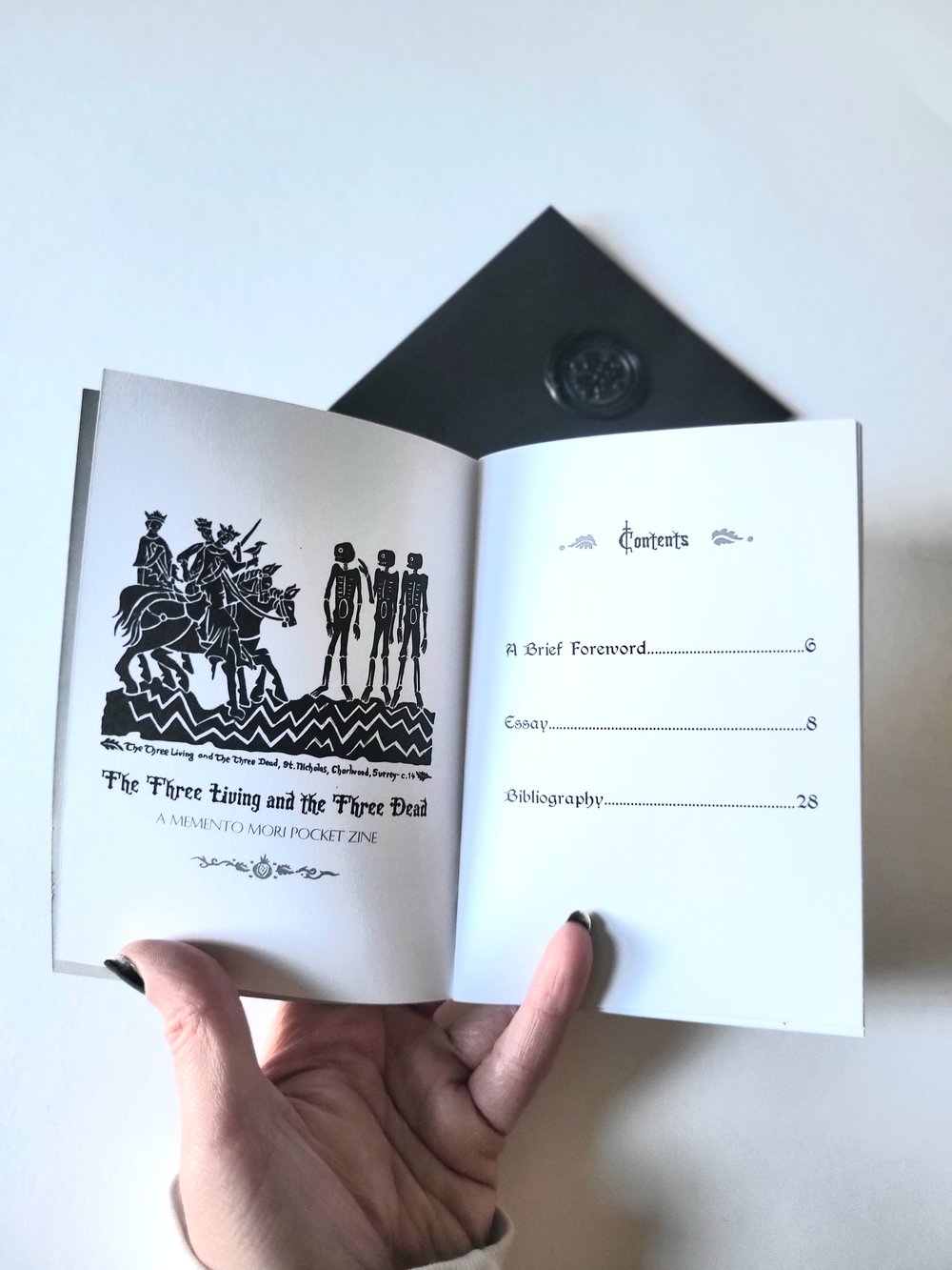 The Three Living and the Three Dead Pocket Zine