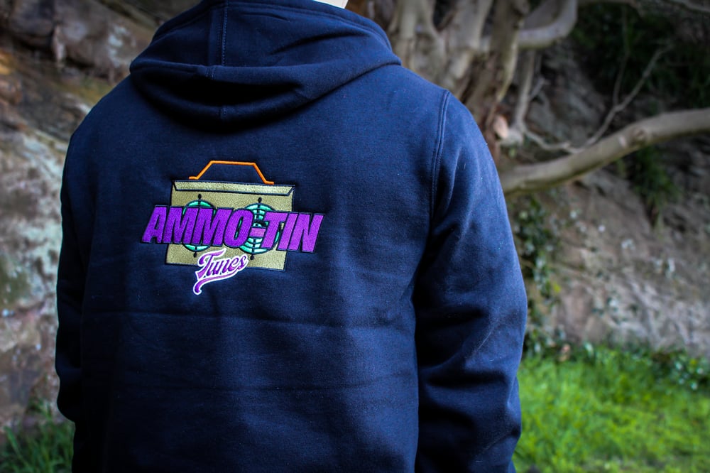 Image of Ammo-Tin Tunes Embroidered Hoodie