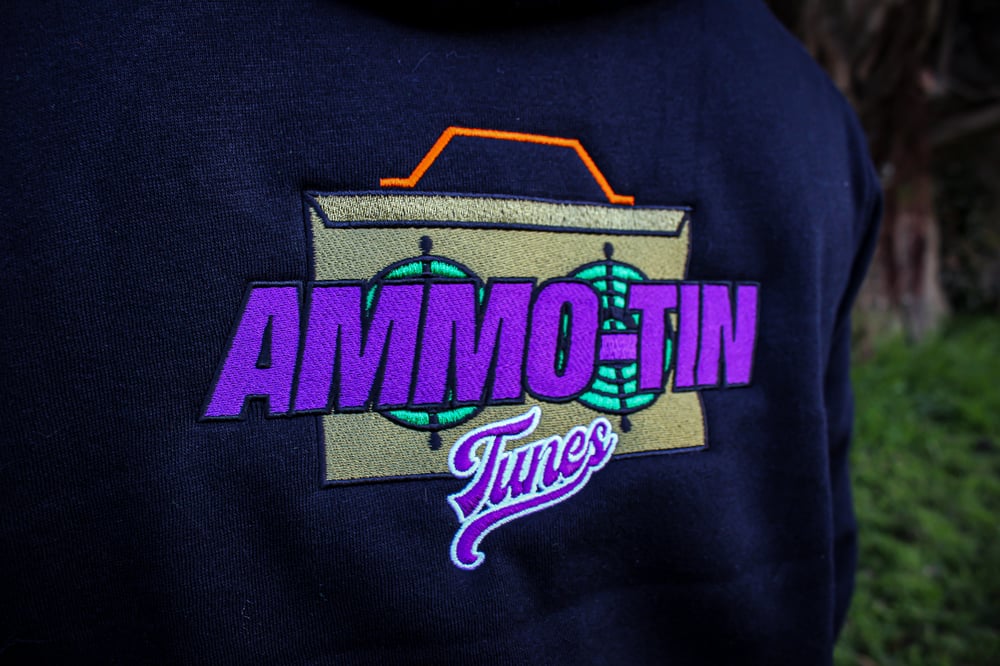 Image of Ammo-Tin Tunes Embroidered Hoodie