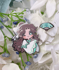 Image 2 of [Restock] P4P Fan-wielding SQX, SWD, HX (TGCF) - Enamel Pins
