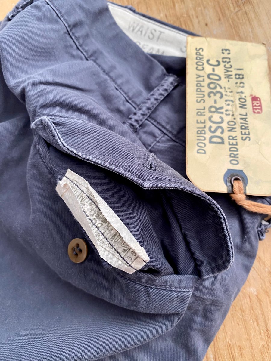 RRL FADED BLUE SLIM FIT CHINO Giurz Bazaar