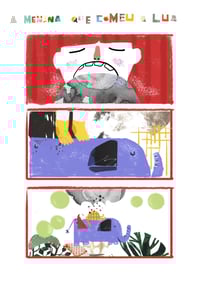 Image 3 of A Menina que Comeu a Lua I Print 