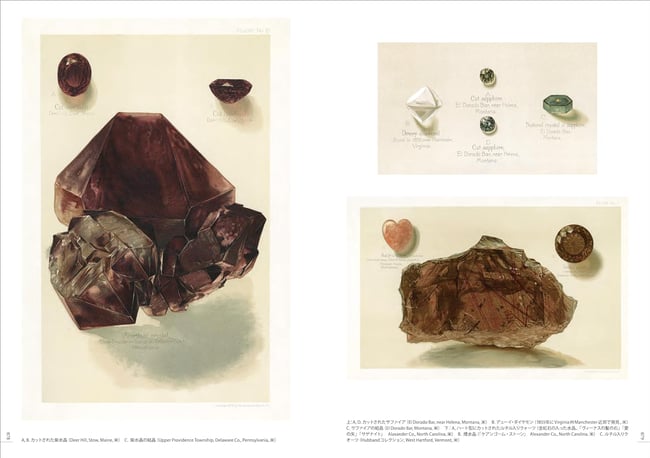THE BOOK OF BEAUTIFUL ANTIQUE MINERAL PRINTS