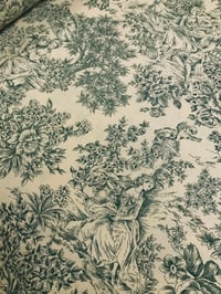 Image 1 of Loneta - Toile de Jouy - Verde - 8€/m