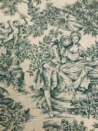 Image 2 of Loneta - Toile de Jouy - Verde - 8€/m