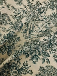 Image 3 of Loneta - Toile de Jouy - Verde - 8€/m
