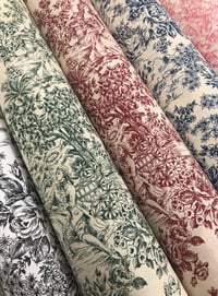 Image 4 of Loneta - Toile de Jouy - Verde - 8€/m