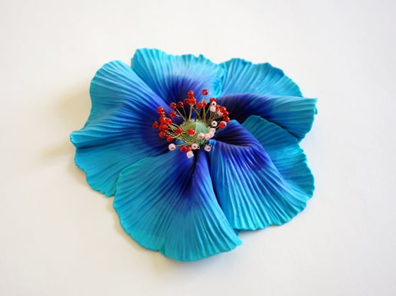 Image of Grande fleur bleue 3