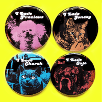 Image 1 of Horror Pets 2.25" Inch Buttons