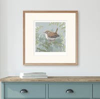 Image 3 of HAND DRAWN WREN SIGNED ART PRINT