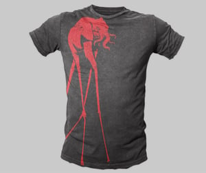 Image of Cthulhuphant S/S Tee [Red on Black]