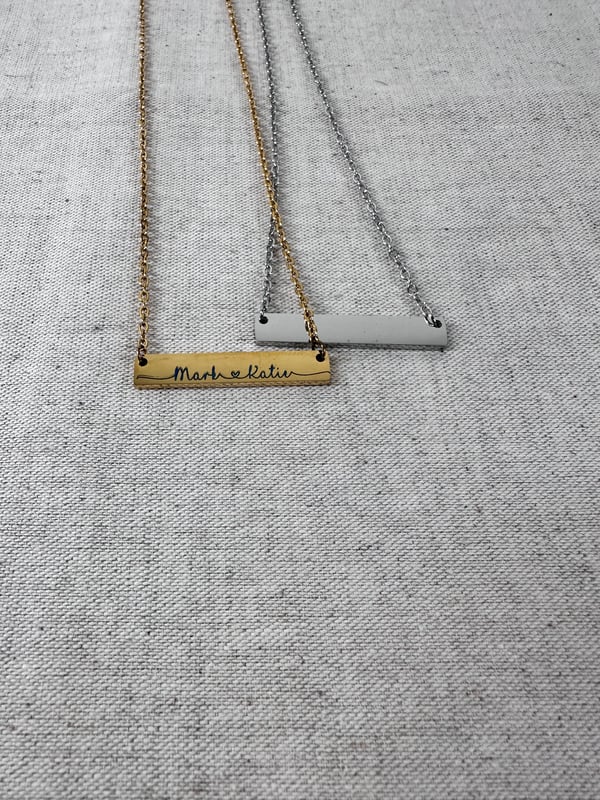 Image of Custom Bar Necklace