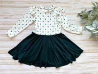 CLEARANCE! Evergreen tree twirl dress