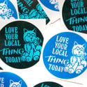 Love Your Local Thing Today Vinyl Sticker 