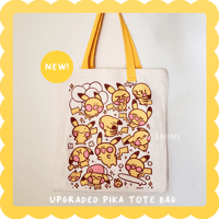 Image 1 of too many pikas ✨ tote bag