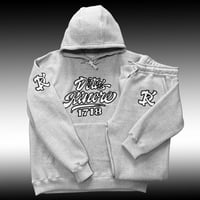 Image 1 of Détis Kinore Gray "Embroidered" Sweatsuit
