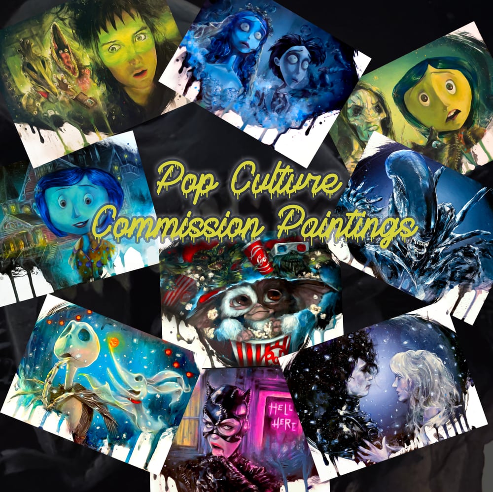 Image of Pop Culture Commission Paintings