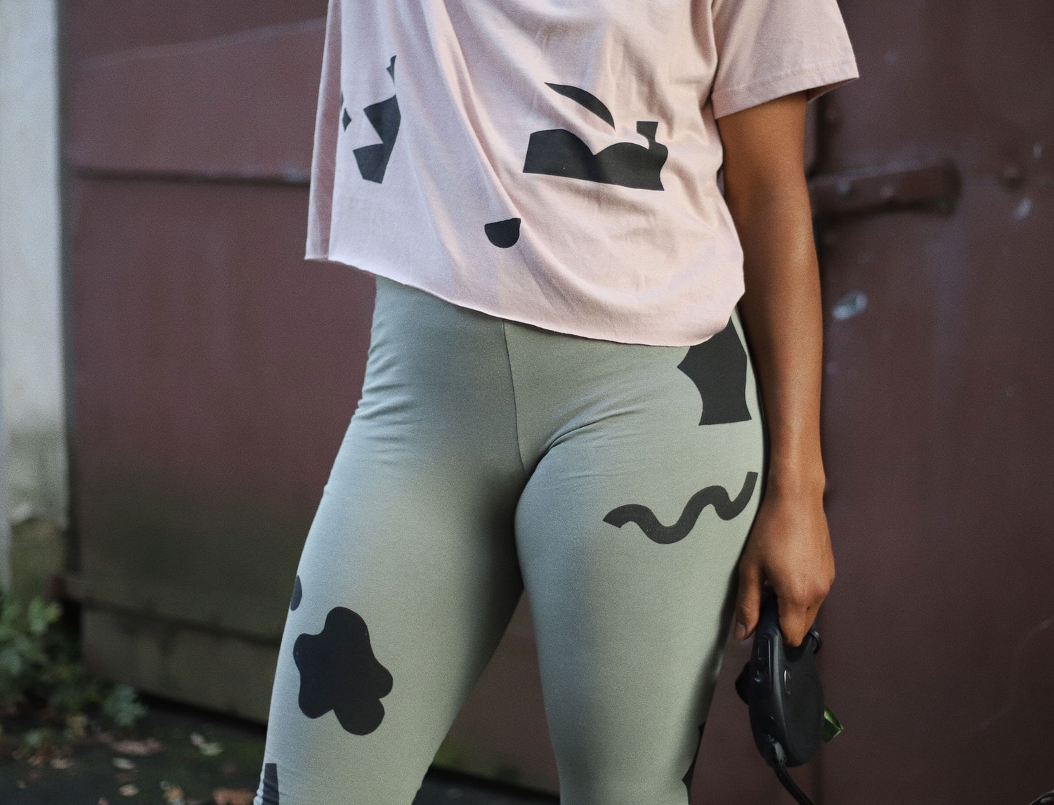 Image of DUSTY GREEN LEGGINGS