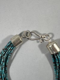 Image 5 of Multi strand authentic Hishi turquoise necklace