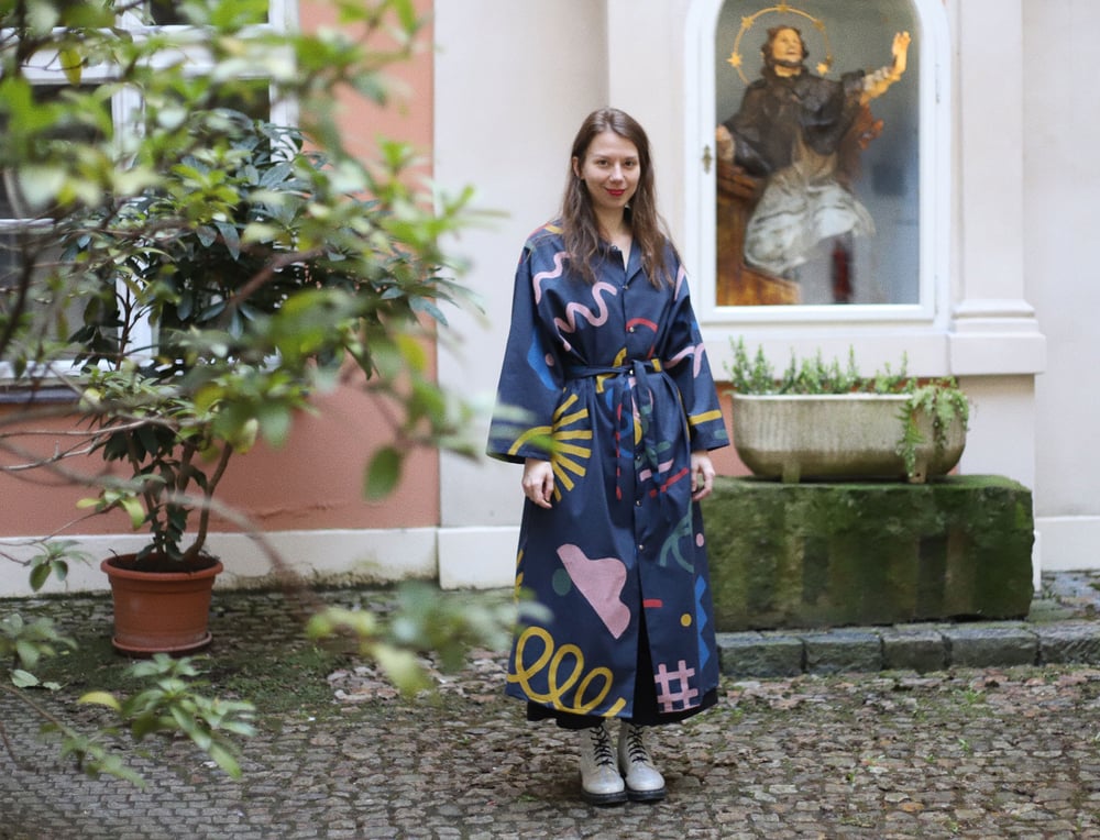 Image of DARK BLUE DRESS